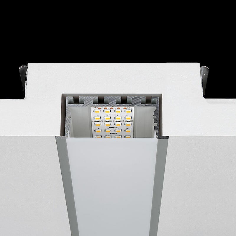 Aluminiumprofil L-Line Rec 24 ST, 5m Alu - PROLED | Bellalite