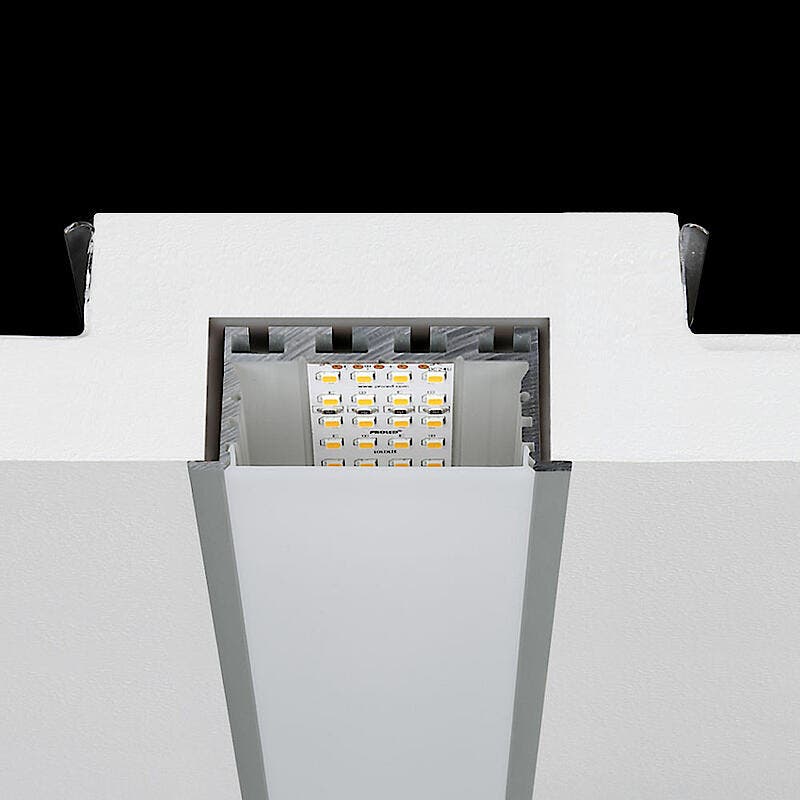 Aluminiumprofil L-Line Rec 24 ST, 5m Alu - PROLED | Bellalite Aluminiumprofil L-Line Rec 24 ST, 5m Alu - PROLED | Bellalite