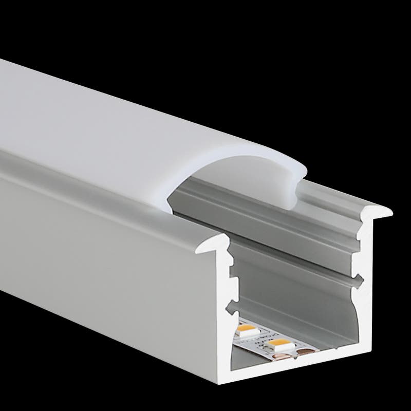 Aluminiumprofil M-Line Rec, 2m - PROLED | Bellalite Aluminiumprofil M-Line Rec, 2m - PROLED | Bellalite