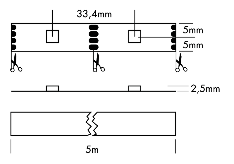 Flex Strip Digital 30, per meter RGB - PROLED | Bellalite