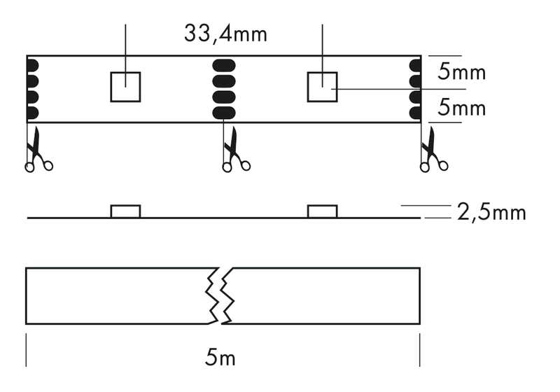 Flex Strip Digital 30, per meter RGB - PROLED | Bellalite Flex Strip Digital 30, per meter RGB - PROLED | Bellalite