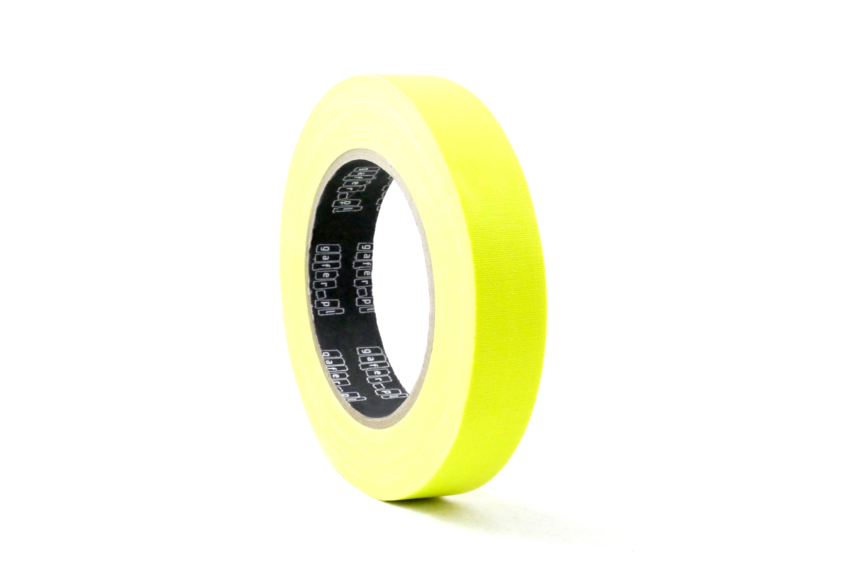 Pro Fluorescent Tape 19mm x 25m Gul - Gafer.pl | Bellalite