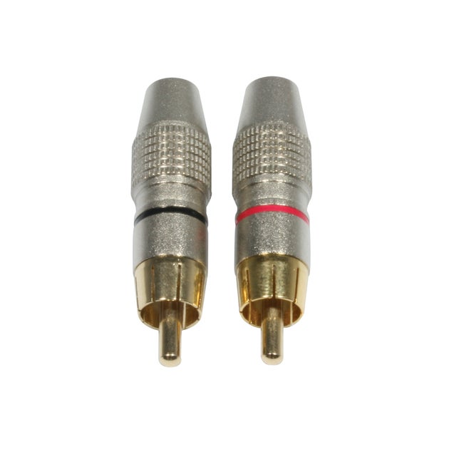 Kontaktdon Accu-Cable RCA Hane Guld, 2st - ADJ | Bellalite Kontaktdon Accu-Cable RCA Hane Guld, 2st - ADJ | Bellalite