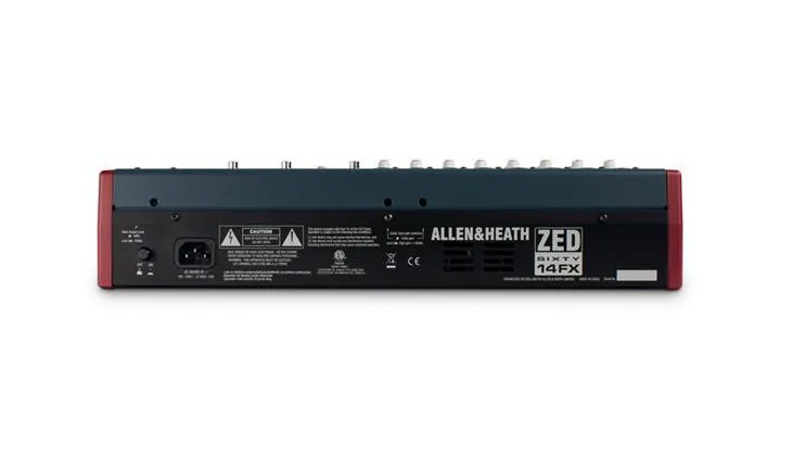 Allen & Heath ZED60-14FX 8 Mic/Line Inputs, 2 Stereos, 60mm faders - Allen & Heath | Bellalite