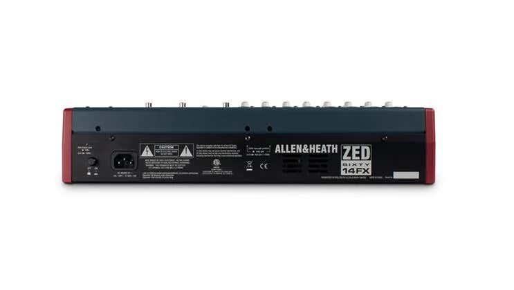 Allen & Heath ZED60-14FX 8 Mic/Line Inputs, 2 Stereos, 60mm faders - Allen & Heath | Bellalite Allen & Heath ZED60-14FX 8 Mic/Line Inputs, 2 Stereos, 60mm faders - Allen & Heath | Bellalite