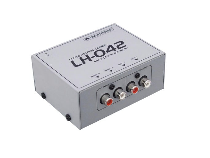 Little Helper LH-042 Line/Phono Converter - Omnitronic | Bellalite Little Helper LH-042 Line/Phono Converter - Omnitronic | Bellalite