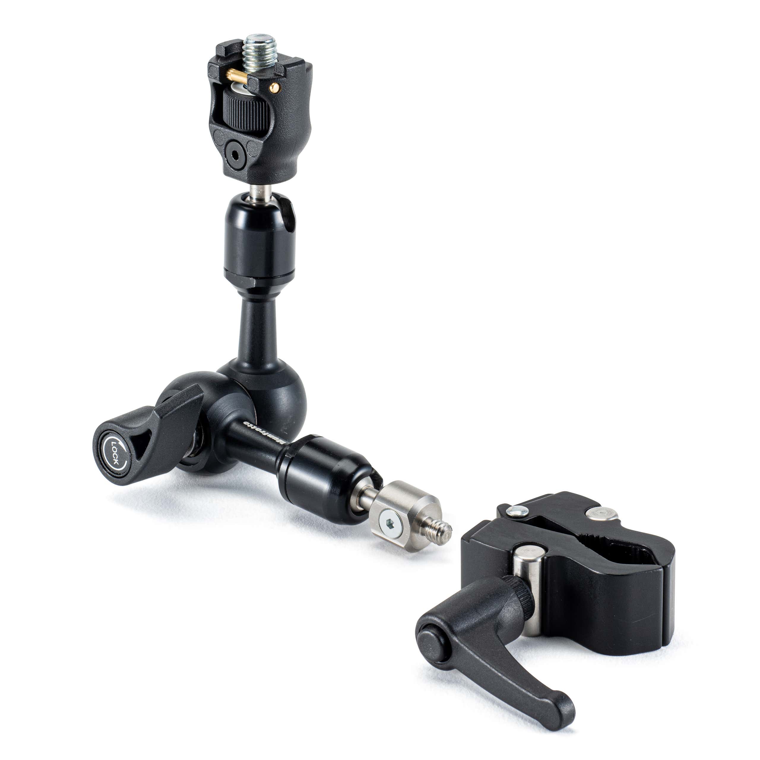 Manfrotto 244 Micro Variable Friction Arm Kit Anti-Rotation Adapter, Clamp - Manfrotto | Bellalite Manfrotto 244 Micro Variable Friction Arm Kit Anti-Rotation Adapter, Clamp - Manfrotto | Bellalite