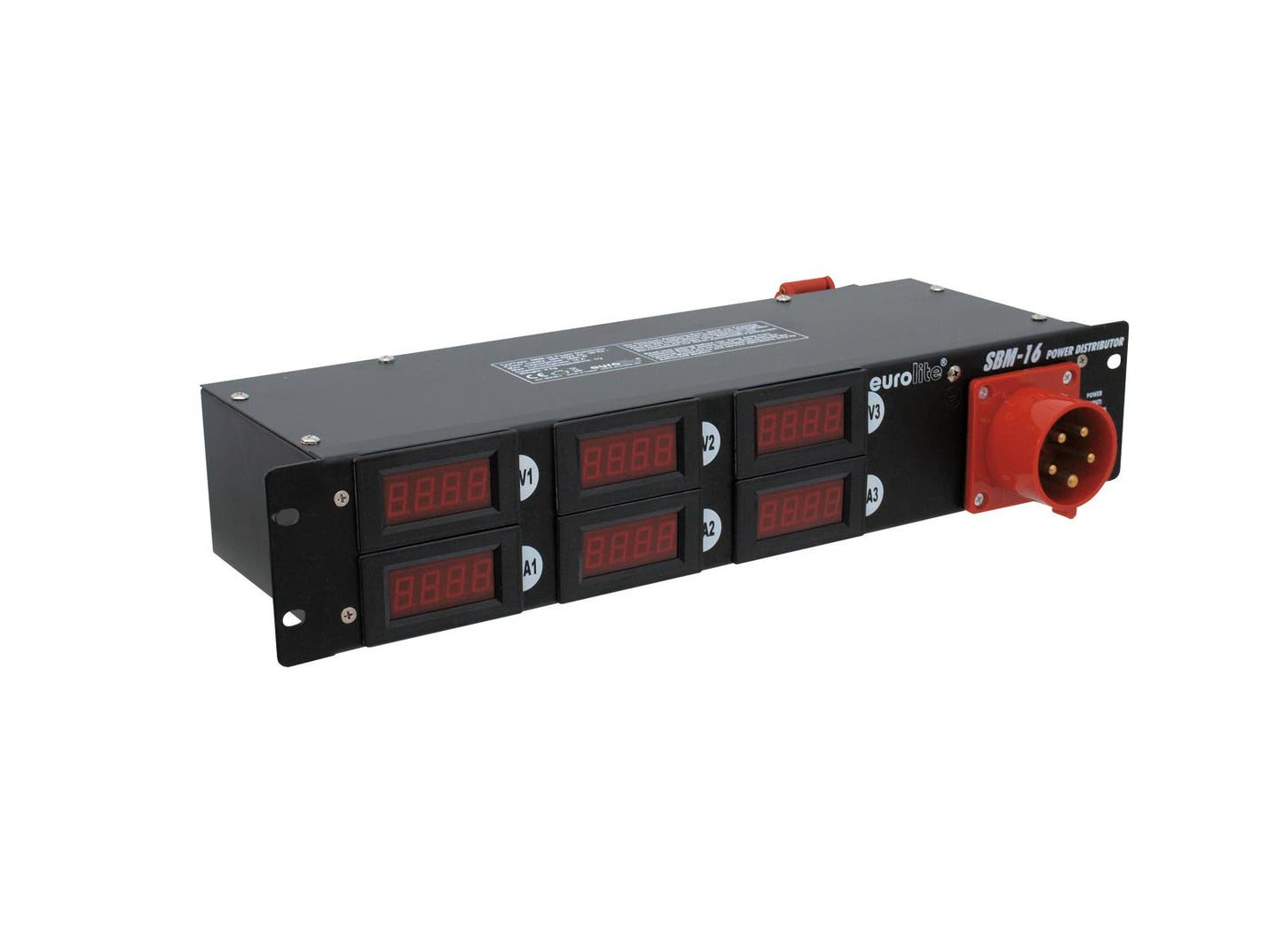 Elcentral, SBM-16 Power Distributor 16A 5P IN / 6x Schuko + 16A 5P UT - Eurolite | Bellalite Elcentral, SBM-16 Power Distributor 16A 5P IN / 6x Schuko + 16A 5P UT - Eurolite | Bellalite