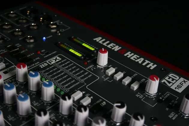 Allen & Heath ZED16FX 10 Mic/Line Inputs, 3 Stereo Sources USB, FX and - Allen & Heath | Bellalite Allen & Heath ZED16FX 10 Mic/Line Inputs, 3 Stereo Sources USB, FX and - Allen & Heath | Bellalite