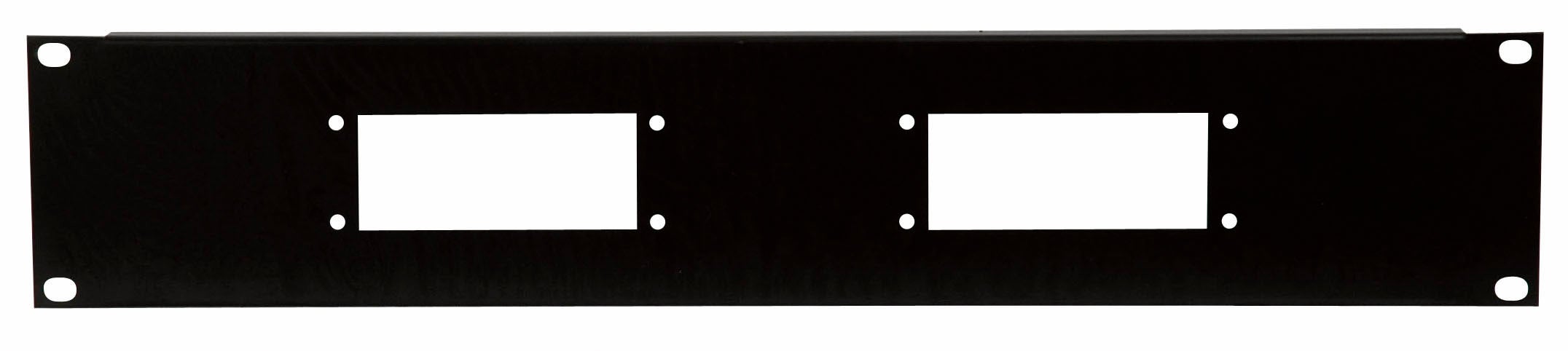 Rackpanel 19" 2HE f. 2x 16-Pin Ilme/Harting - Showgear | Bellalite