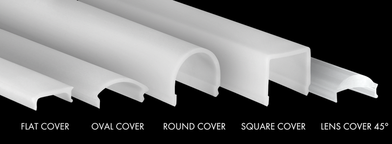 Plastic Cover M-Line Flat, 2m - PROLED | Bellalite