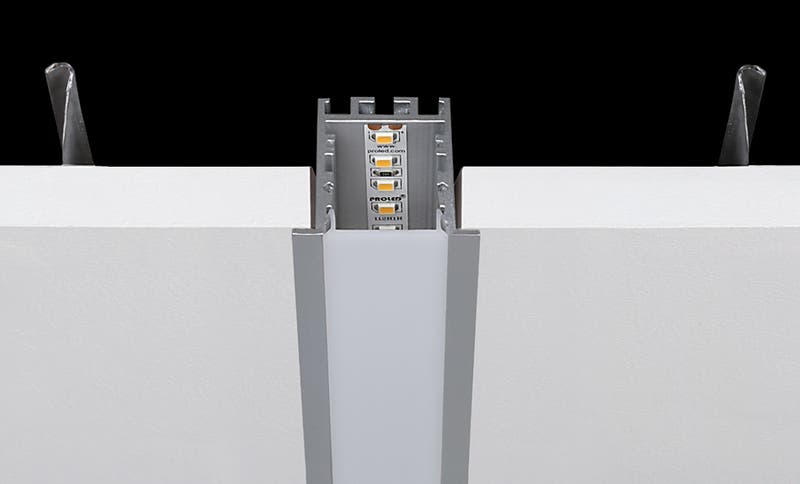 Aluminiumprofil M-Line Rec 24 ST, 2m - PROLED | Bellalite Aluminiumprofil M-Line Rec 24 ST, 2m - PROLED | Bellalite