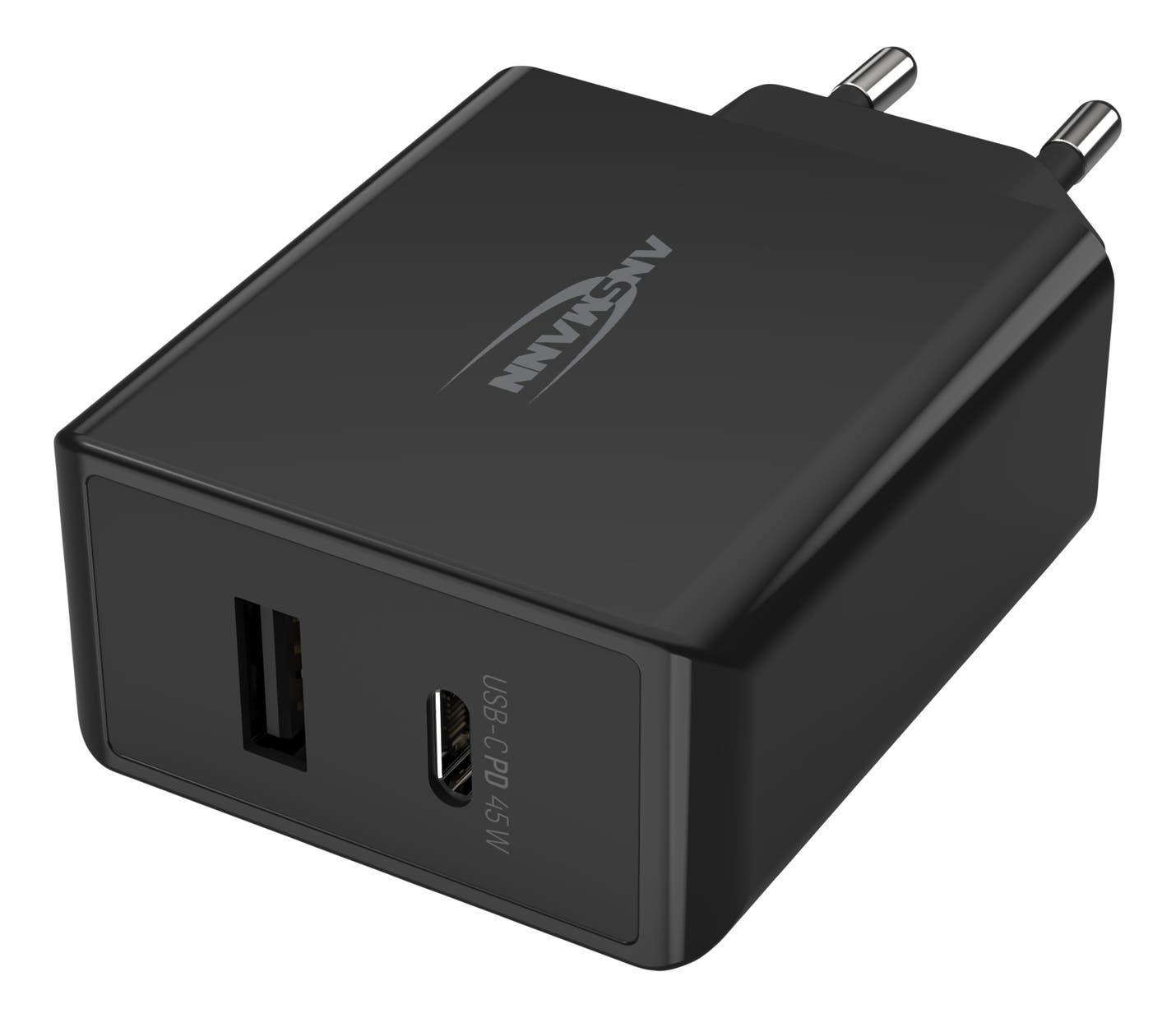 USB-PD-laddare 245PD Intelligent USB-PD charger 45 W - Ansmann | Bellalite USB-PD-laddare 245PD Intelligent USB-PD charger 45 W - Ansmann | Bellalite