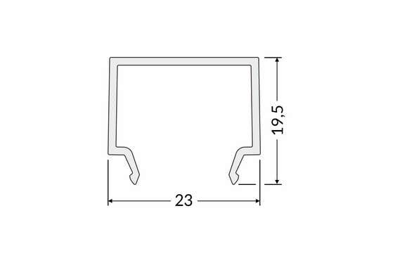 Topmet Täcklock E7 Opal 1m - TOPMET | Bellalite Topmet Täcklock E7 Opal 1m - TOPMET | Bellalite