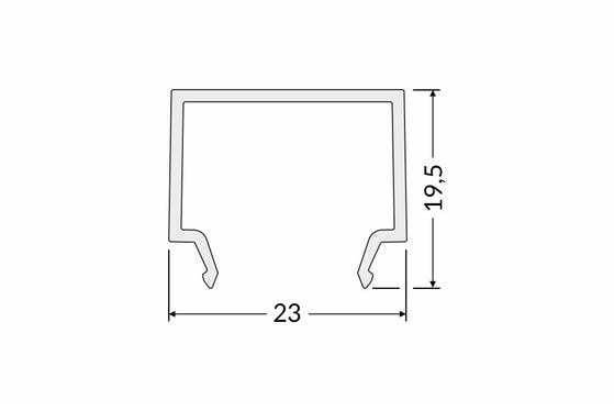 Topmet Täcklock E7 Opal 1m - TOPMET | Bellalite Topmet Täcklock E7 Opal 1m - TOPMET | Bellalite