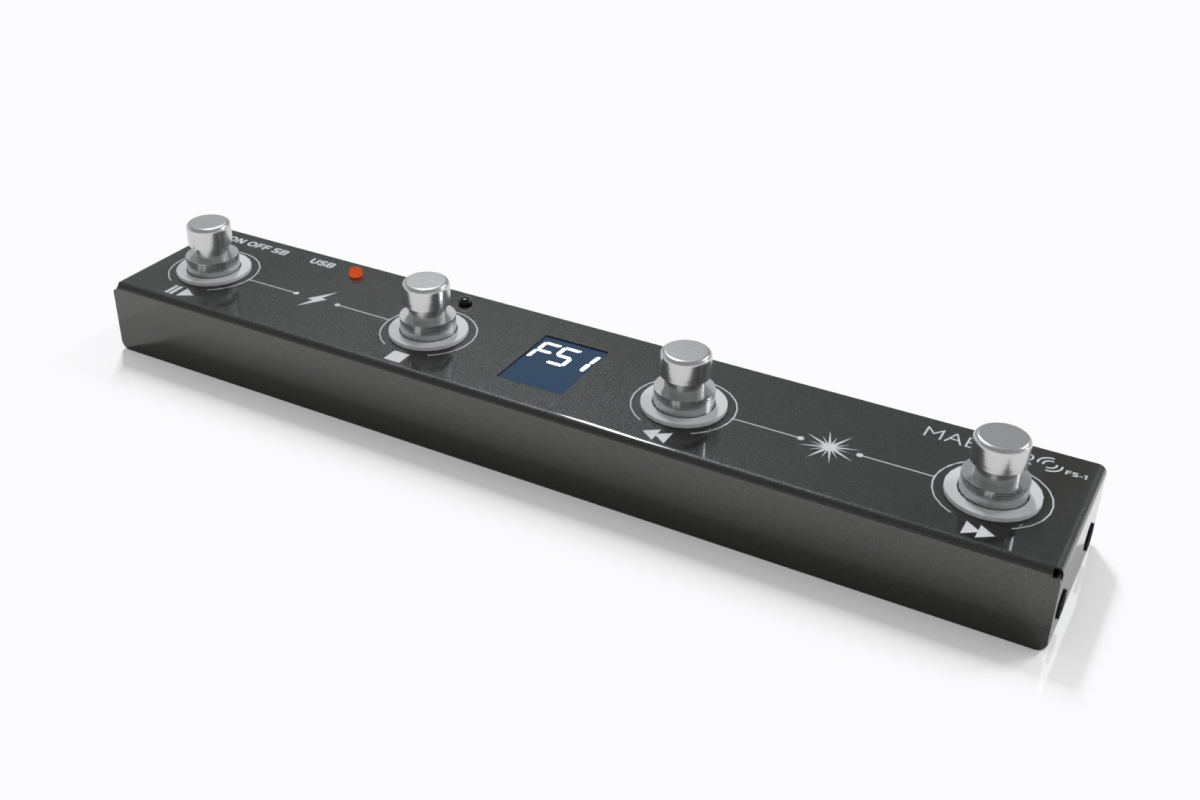 MaestroDMX FS-1 MIDI Footswitch - MaestroDMX | Bellalite