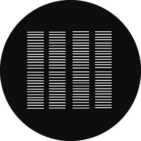 Shutters Metallgobo, A-Size (100mm) - Rosco | Bellalite