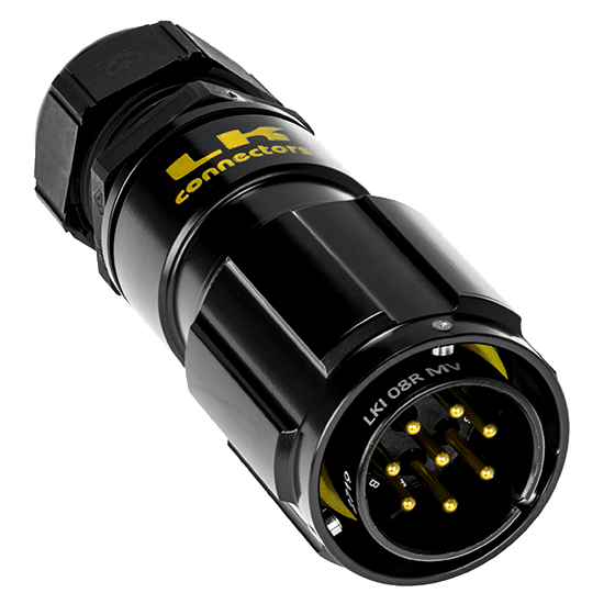LK Speaker Connector 8-Pol Kabelhane Crimp - LK Connectors | Bellalite