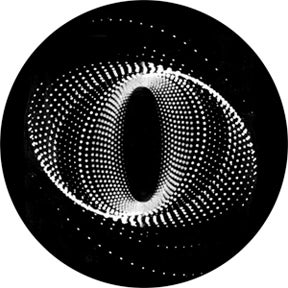 Twisted Particles 2 Glasgobo s/v, M-Size (66mm) - Rosco | Bellalite