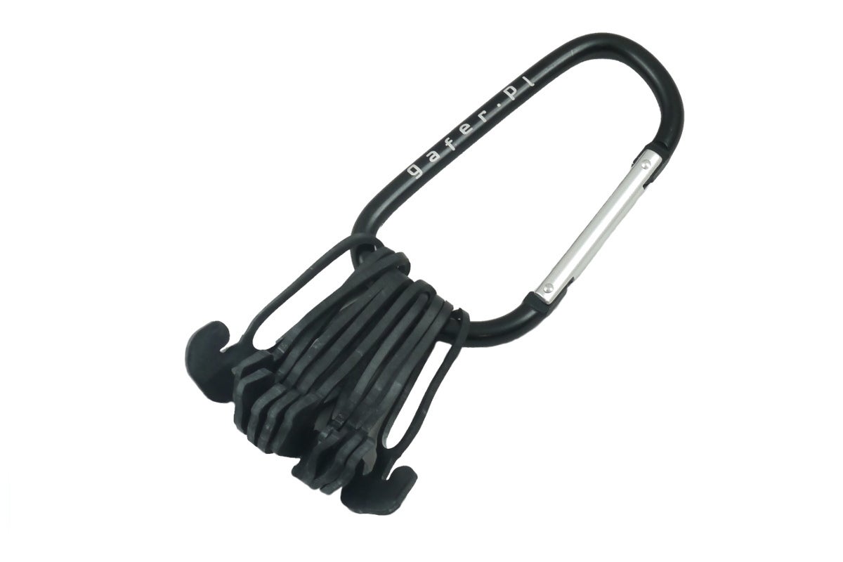 Aluminum Carabiner Clip Svart - Gafer.pl | Bellalite