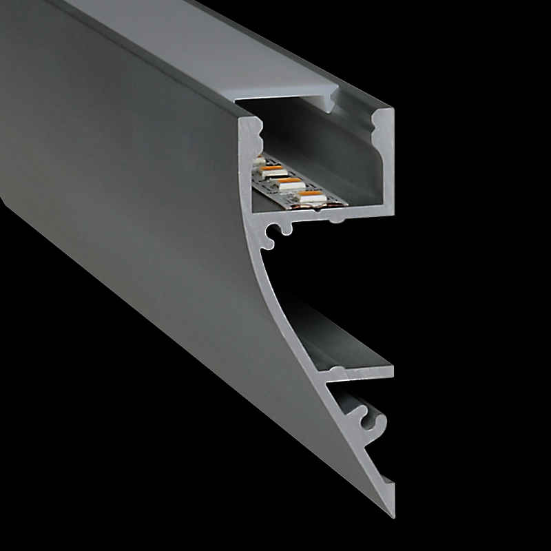 Aluminiumprofil S-Line Wall, 5m Alu - PROLED | Bellalite