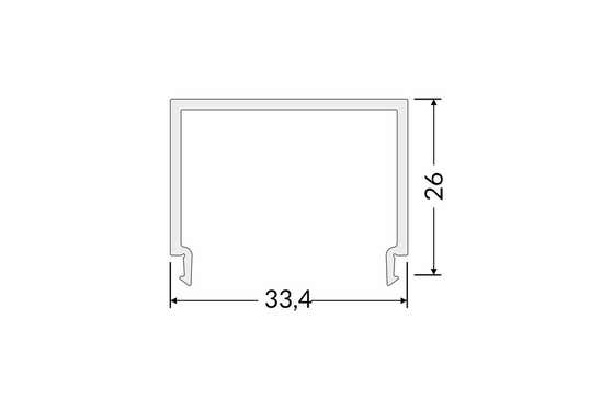 Topmet Täcklock E9 Opal 1m - TOPMET | Bellalite Topmet Täcklock E9 Opal 1m - TOPMET | Bellalite