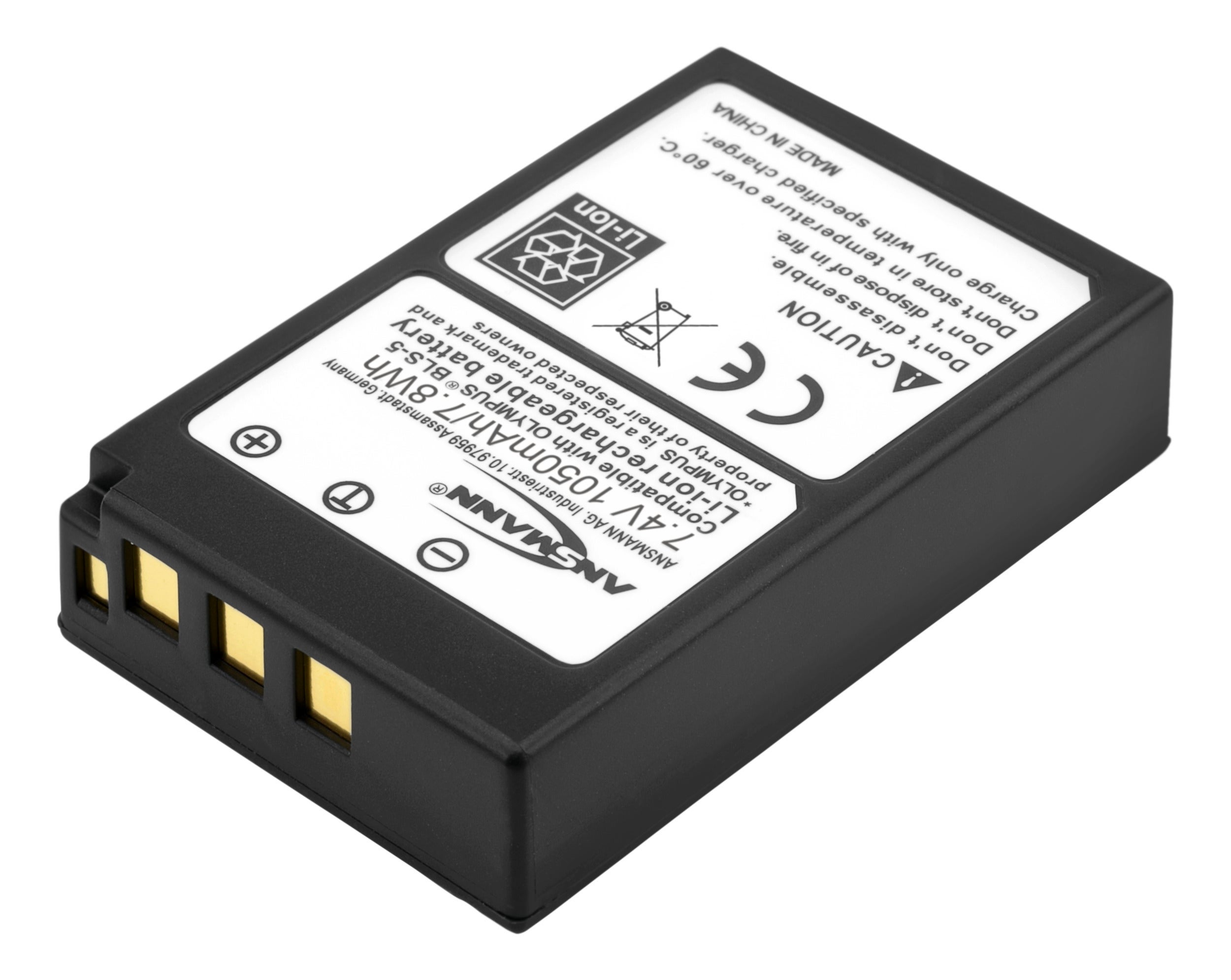 Kamerabatteri A-Oly BLS 5 - Ansmann | Bellalite