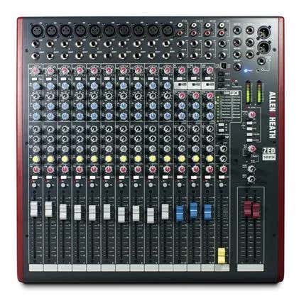 Allen & Heath ZED16FX 10 Mic/Line Inputs, 3 Stereo Sources USB, FX and - Allen & Heath | Bellalite Allen & Heath ZED16FX 10 Mic/Line Inputs, 3 Stereo Sources USB, FX and - Allen & Heath | Bellalite