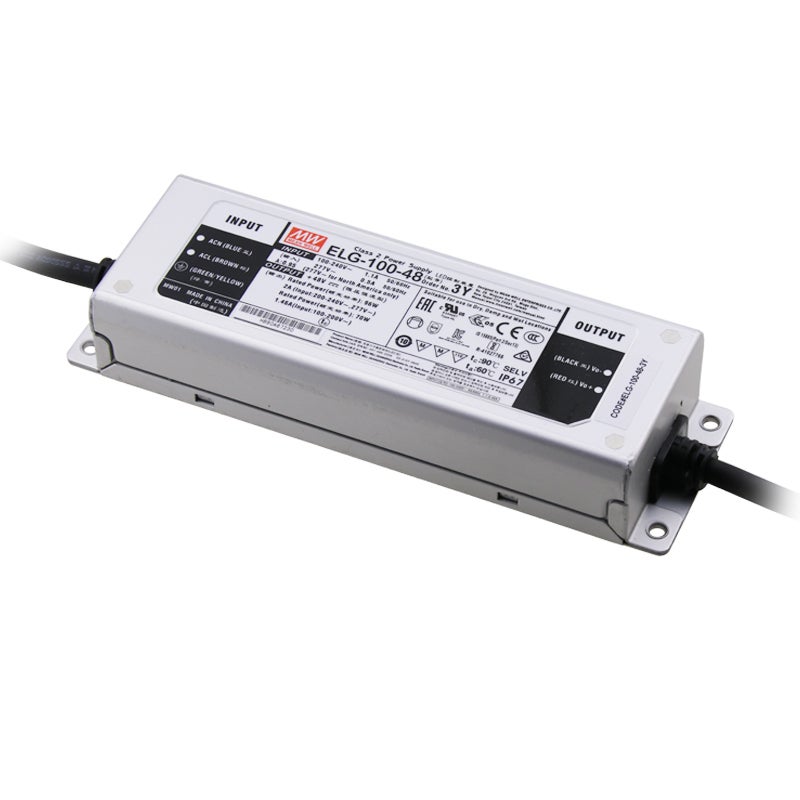 Mean Well ELG-100-48 Euro 48V 96W IP67  - Mean Well | Bellalite