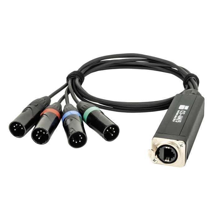 DMX Shuttle CS-4M/5 5-pin XLR Hane - Showgear | Bellalite DMX Shuttle CS-4M/5 5-pin XLR Hane - Showgear | Bellalite