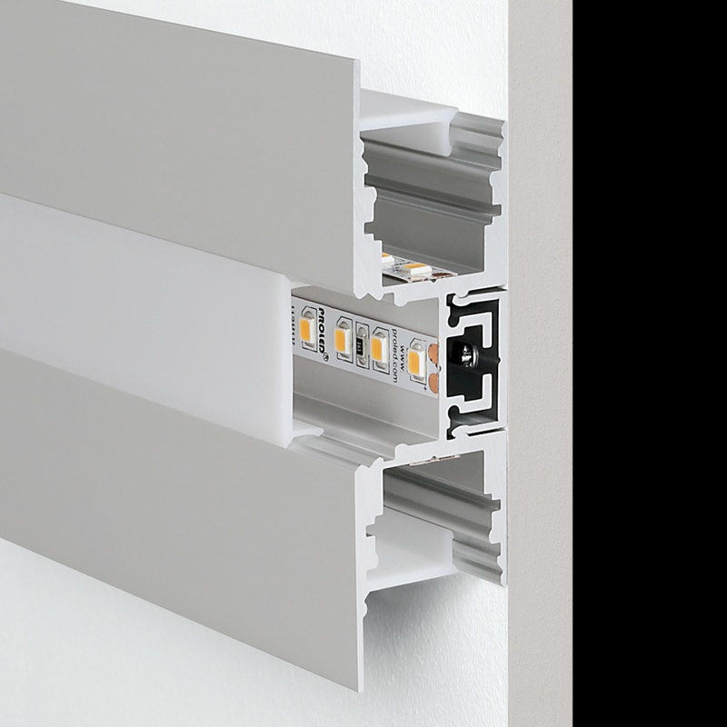 Aluminiumprofil M-Line 3W, 2m - PROLED | Bellalite