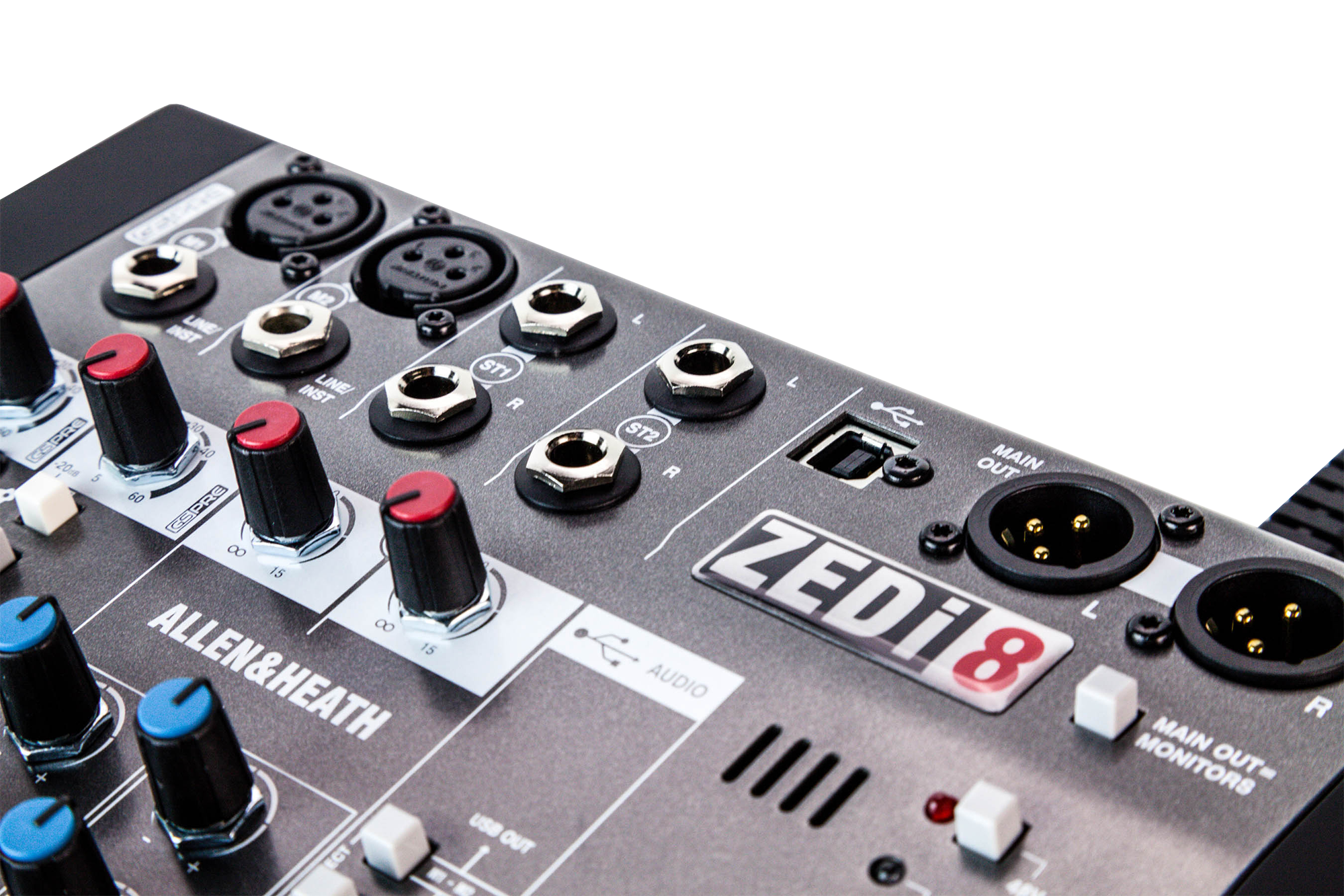 Allen & Heath ZEDi-8 8-Channel Live + USB Recording Mixer - Allen & Heath | Bellalite