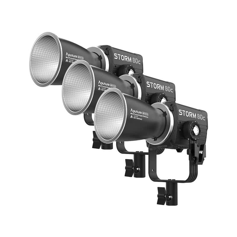 Aputure Storm 80c 3-Light Kit - APUTURE | Bellalite Aputure Storm 80c 3-Light Kit - APUTURE | Bellalite