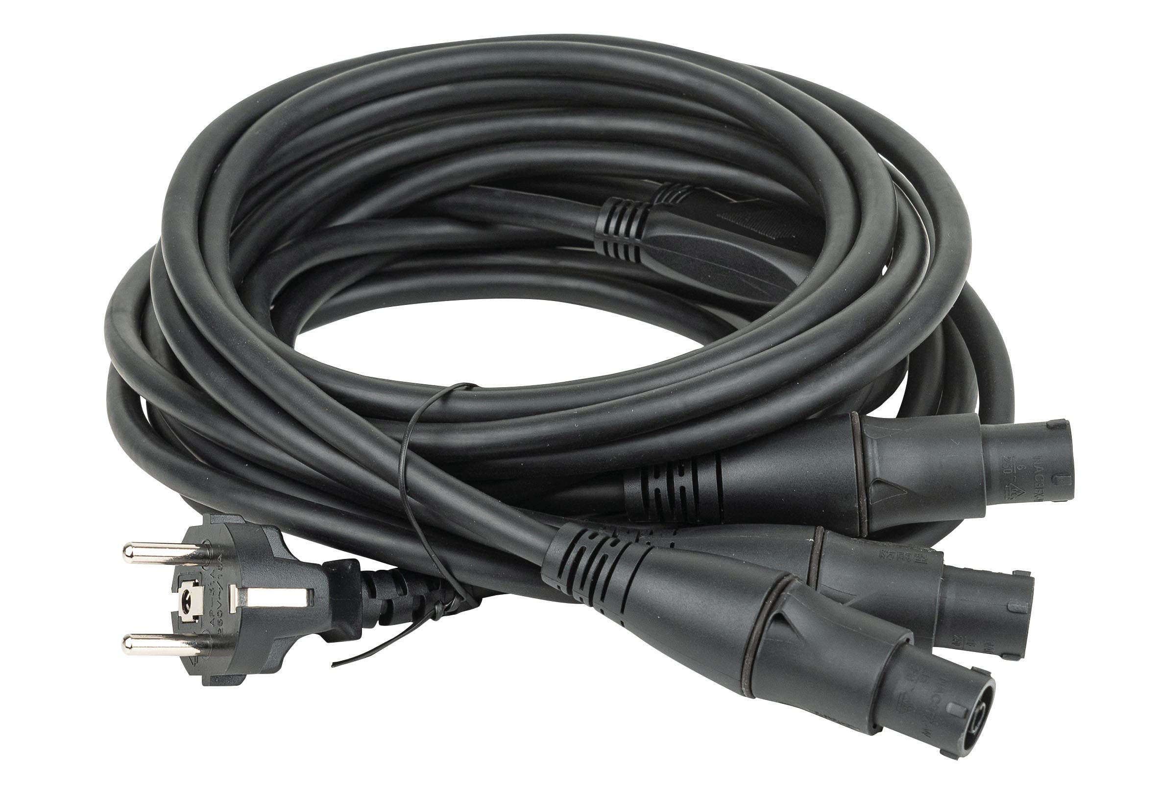 Splitkabel Schuko - 3x Neutrik PowerCON True1 1m, 2m, 3m - DAP | Bellalite Splitkabel Schuko - 3x Neutrik PowerCON True1 1m, 2m, 3m - DAP | Bellalite