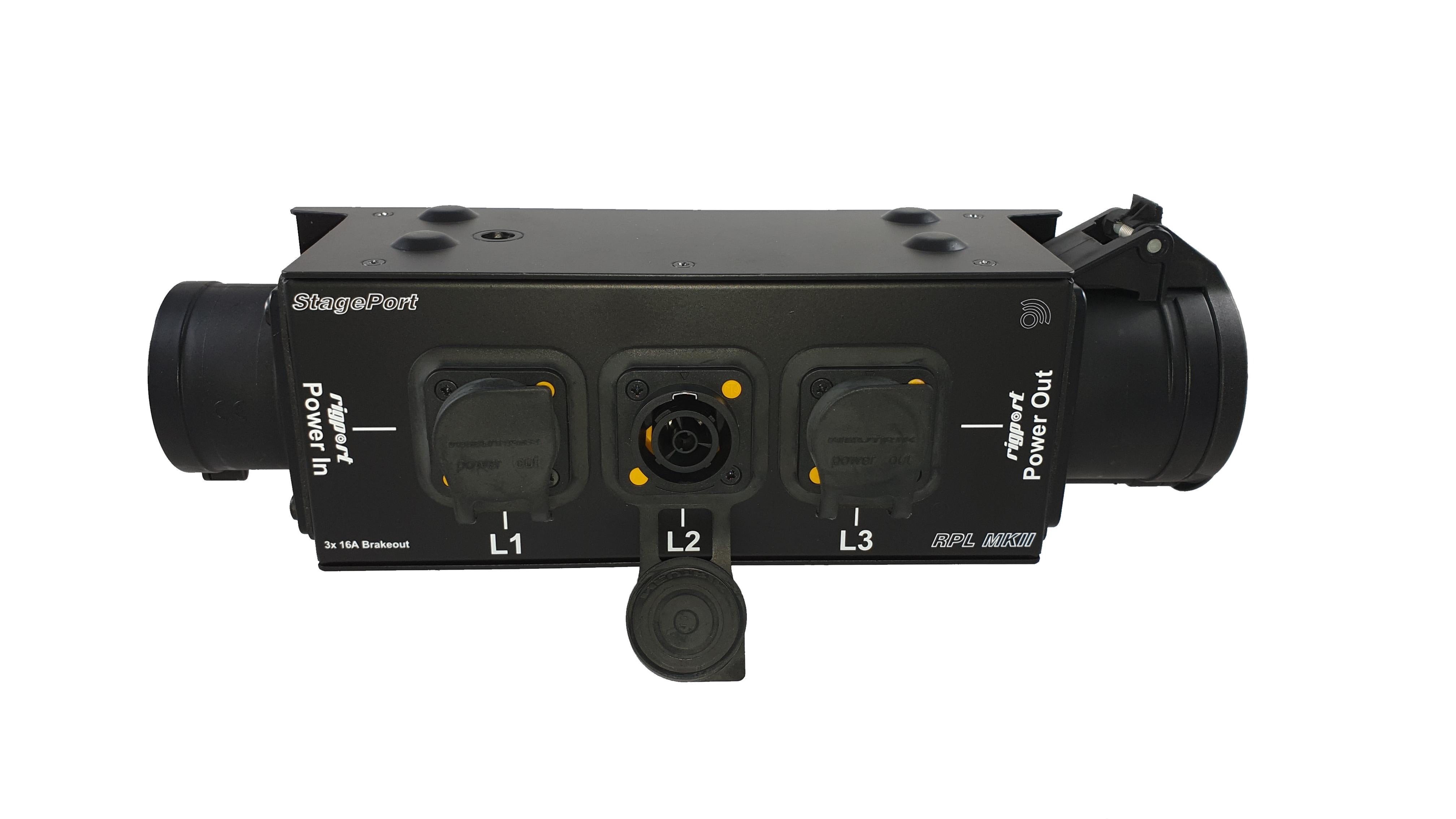 StagePort RPL16T1 MKII CEE16 5P IN / 3x Powercon True1 + CEE16 UT - Rigport | Bellalite