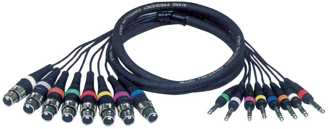 Studiosnake 8x XLR Hona - 6,3mm Stereo - DAP | Bellalite Studiosnake 8x XLR Hona - 6,3mm Stereo - DAP | Bellalite
