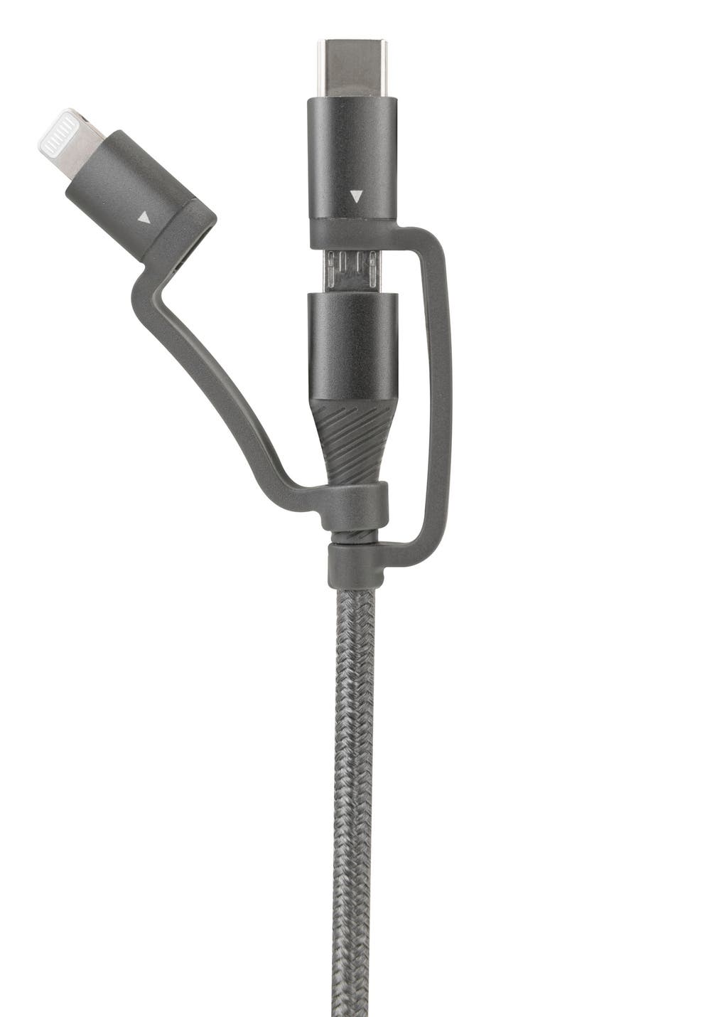 USB-Kabel 3in1 Micro-USB, USB-C & Lightning 120cm - Ansmann | Bellalite USB-Kabel 3in1 Micro-USB, USB-C & Lightning 120cm - Ansmann | Bellalite