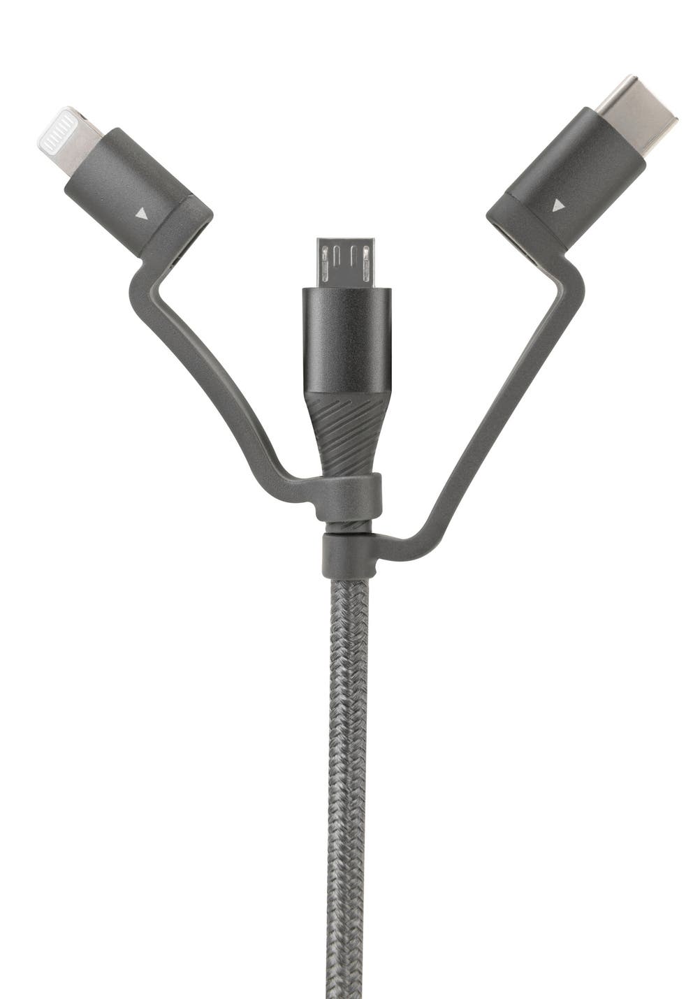 USB-Kabel 3in1 Micro-USB, USB-C & Lightning 120cm - Ansmann | Bellalite USB-Kabel 3in1 Micro-USB, USB-C & Lightning 120cm - Ansmann | Bellalite