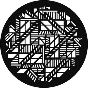 Fire Escape Breakup Metallgobo, D-Size (53,3mm) - Rosco | Bellalite