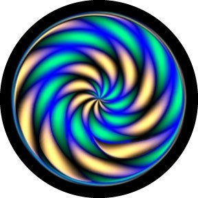 Caterpillar Swirl Glasgobo färg, Size: (ange storlek) - Rosco | Bellalite