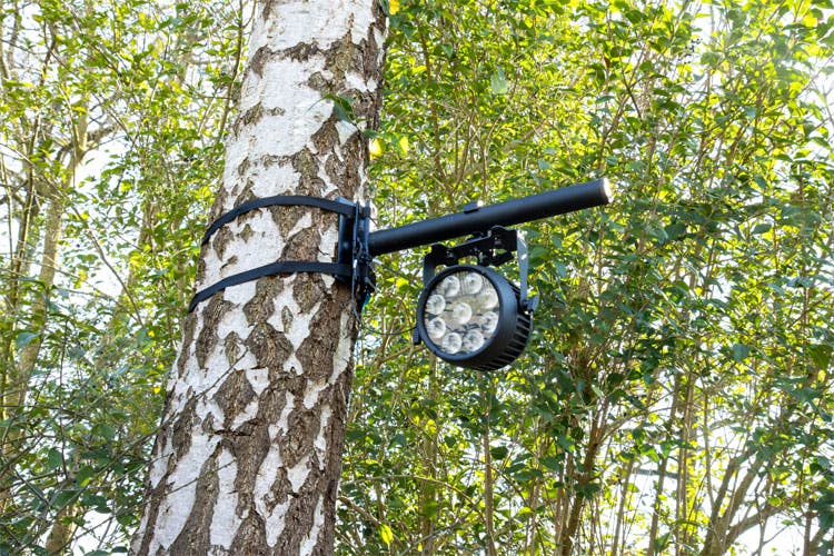 Admiral Woodpecker Tree/Pole Bracket Silver - Admiral Staging | Bellalite Admiral Woodpecker Tree/Pole Bracket Silver - Admiral Staging | Bellalite