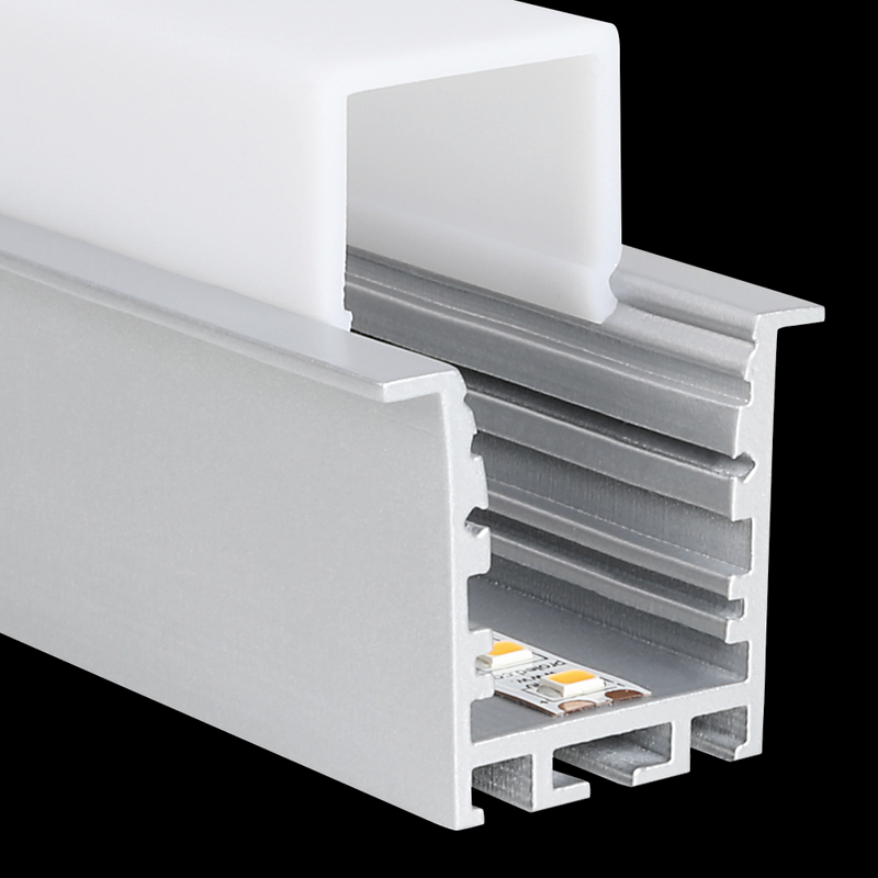 Aluminiumprofil M-Line Rec 24 ST, 5m - PROLED | Bellalite