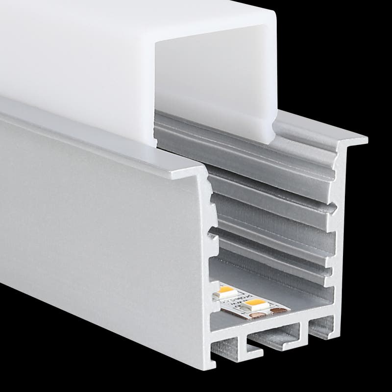 Aluminiumprofil M-Line Rec 24 ST, 5m - PROLED | Bellalite Aluminiumprofil M-Line Rec 24 ST, 5m - PROLED | Bellalite