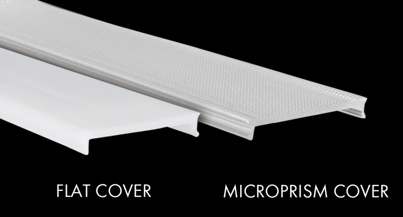 Plastic Cover SQ-Line Flat, 2m Klar - PROLED | Bellalite