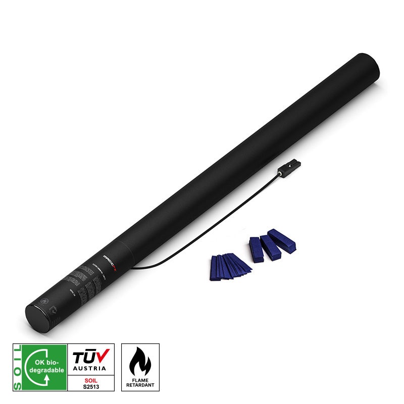 MAGICFX® Electric Confetti Cannon 80cm Dark Blue - MagicFX | Bellalite