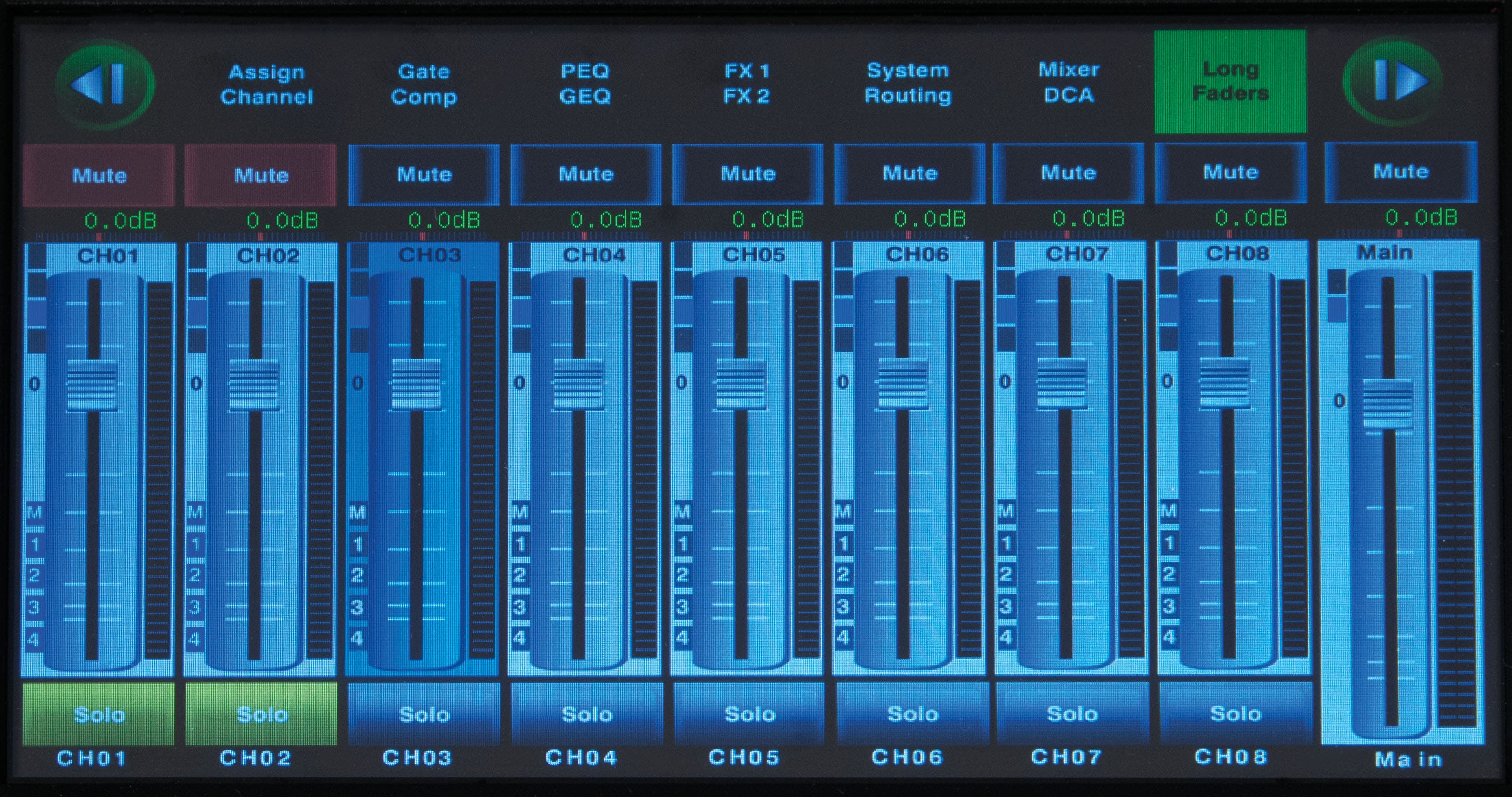 Ljudmixer DAP GIG-202TAB 20 Channel Digital Mixer with dynamics + DSP - DAP | Bellalite Ljudmixer DAP GIG-202TAB 20 Channel Digital Mixer with dynamics + DSP - DAP | Bellalite