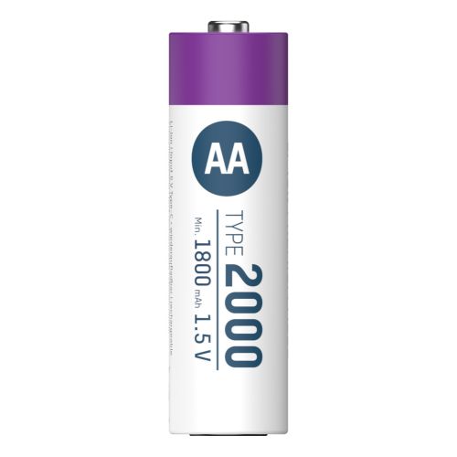 Li-ion Rechargeable battery AA 1800mAh 4-pack - Ansmann | Bellalite