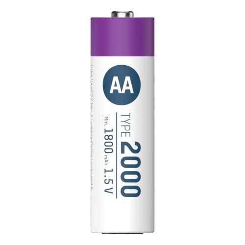 Li-ion Rechargeable battery AA 1800mAh 4-pack - Ansmann | Bellalite Li-ion Rechargeable battery AA 1800mAh 4-pack - Ansmann | Bellalite