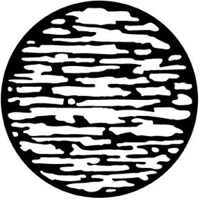 Bark Breakup 1 Metallgobo, A-Size (100mm) - Rosco | Bellalite Bark Breakup 1 Metallgobo, A-Size (100mm) - Rosco | Bellalite