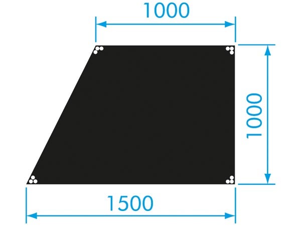 StageDex Topline 150x100x100cm Höger - Prolyte | Bellalite StageDex Topline 150x100x100cm Höger - Prolyte | Bellalite